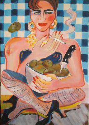 Potato Diva nach Elvira Bach--- - ingrid wenz-gahler - Array auf Array - Array - Array Potato Diva nach Elvira Bach--- - ingrid wenz-gahler - Array auf Array - Array - Array