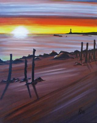 Sonnenuntergang an der Ostsee - Karin Stoellner - Array auf Array - Array - Sonnenuntergang an der Ostsee - Karin Stoellner - Array auf Array - Array -