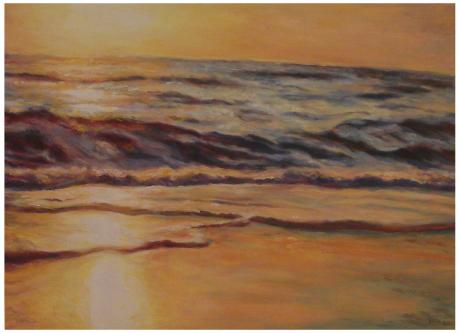 Wellen gelb/orange - Edda Felmy - Array auf Array - Array - Array Wellen gelb/orange - Edda Felmy - Array auf Array - Array - Array