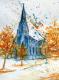 Christuskirche Hannover - Michael Michael Mantel - Aquarell auf Papier - Sonstiges - Christuskirche Hannover - Michael Michael Mantel - Aquarell auf Papier - Sonstiges -