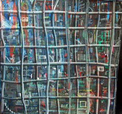 episode 2 ,new york ,big tower..verkauft - Rainer kandlerkunst -  auf  - Array - 