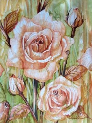 Rosenkomposition - Wolfgang Archibald Nagl - Array auf Array - Array - 