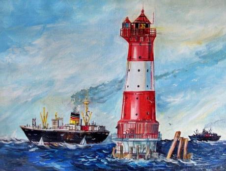 Leuchtturm von Arngast - Wolfgang Archibald Nagl - Array auf Array - Array - Leuchtturm von Arngast - Wolfgang Archibald Nagl - Array auf Array - Array -