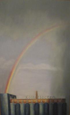 Himmel über der Stadt I - Regenbogen - Edda Felmy - Array auf Array - Array - Himmel über der Stadt I - Regenbogen - Edda Felmy - Array auf Array - Array -