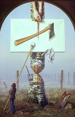 Der kleine Maler II (1982) Siegfried Zademack - Siegfried Zademack - Array auf Array - Array - 