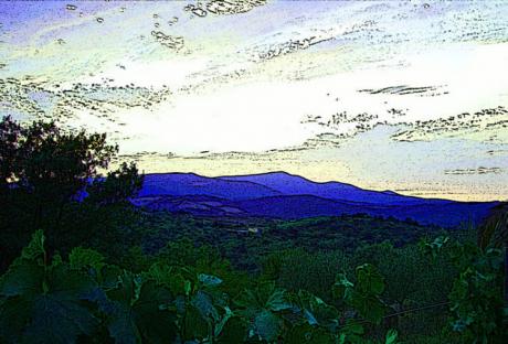 Blaue Bergkette - Timm-H. Wemper - auf - Array - Blaue Bergkette - Timm-H. Wemper - auf - Array -