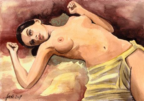 Liegender Akt - Kerstin Haase - Array auf Array - Array - Array Liegender Akt - Kerstin Haase - Array auf Array - Array - Array