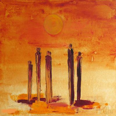 Sonnenuntergang I (2005) - Ines Kollar - Array auf Array - Array - Sonnenuntergang I (2005) - Ines Kollar - Array auf Array - Array -