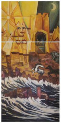 Die Götter betrügen den Baumeister, Dyptichon - Edda Felmy - Array auf Array - Array - Die Götter betrügen den Baumeister, Dyptichon - Edda Felmy - Array auf Array - Array -