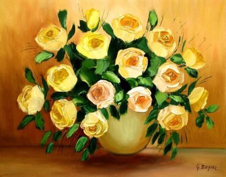 ---Gelbe Rosen - Gala Bogiel - Array auf Array - Array - Array