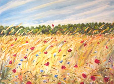 Athensleben-Wasserturm und Weizenfeld - peter paint - Array auf Array - Array - Array Athensleben-Wasserturm und Weizenfeld - peter paint - Array auf Array - Array - Array