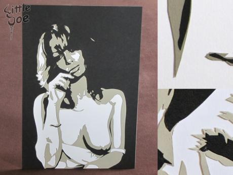 Scherenschnitt-Frau 8 - Little Joe - auf - Array - Scherenschnitt-Frau 8 - Little Joe - auf - Array -