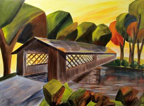 Rottbrücke bei Mittich - Hans Hackinger - Array auf Array - Array - Array Rottbrücke bei Mittich - Hans Hackinger - Array auf Array - Array - Array