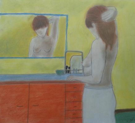 Frau im Bad - dani milo - Array auf - Array - Frau im Bad - dani milo - Array auf - Array -