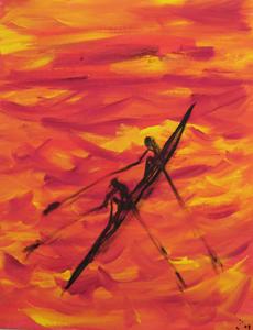 two rowers - Inken Stampa - Array auf Array - Array - Array two rowers - Inken Stampa - Array auf Array - Array - Array