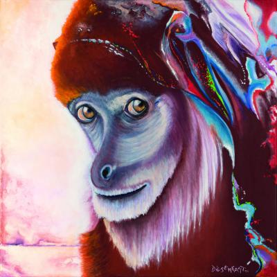 Tierkreis der chinesischen Astrologie, der Affe - Catherine Désenfant - auf - - Tierkreis der chinesischen Astrologie, der Affe - Catherine Désenfant - auf - -